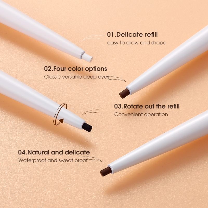 new O.TWO.O Beauty Supplier Wholesale Cheap Leak-proof Button Eyeliner Pencil