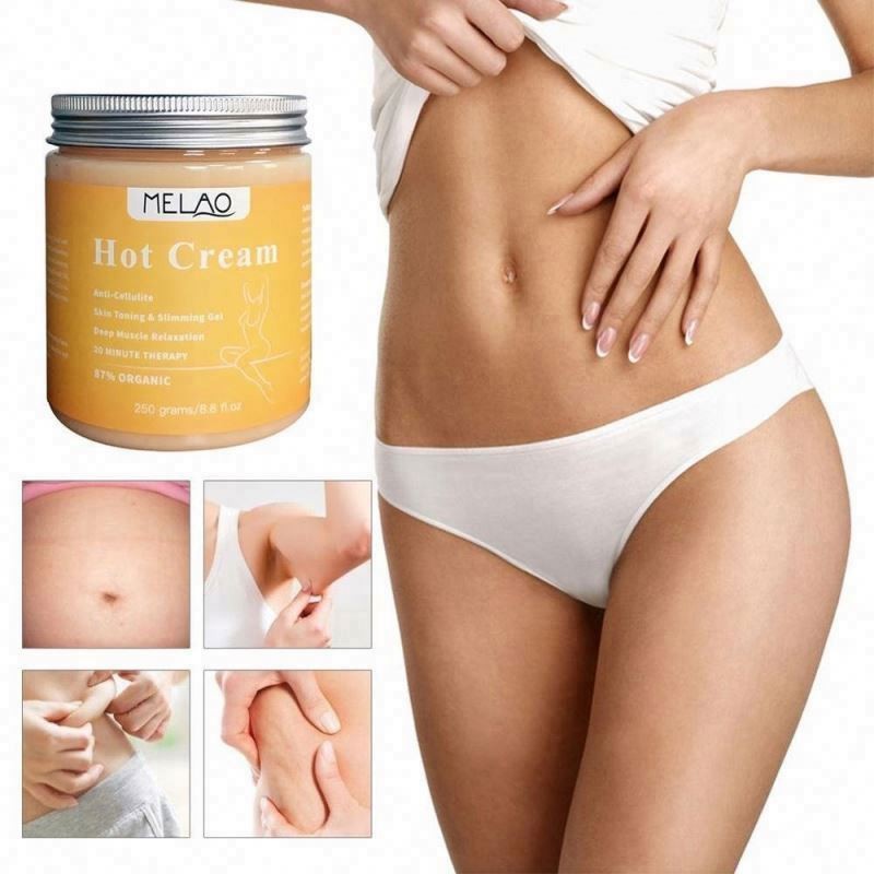 Natural Organic Body Slimming Hot Cream Sweat Workout Enhancer Hyaline Gel for Muscle Relaxation