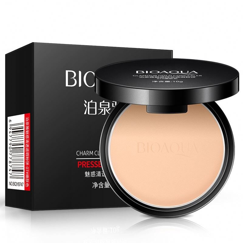 BIOAQUA Best Makeup Natural 3 Color Face Private Label OEM Pressed Powder for All Skin