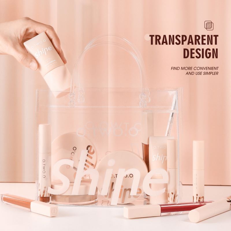 new O.TWO.O Customized Makeup Set Box Bag Full Make up Packaging Tote Paper Gift Bags