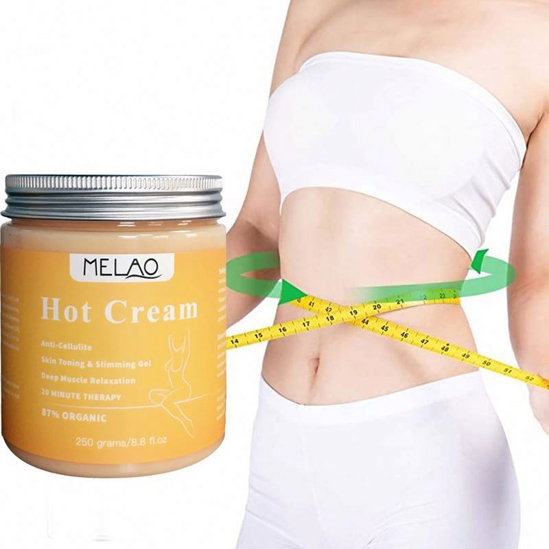 Custom Private Label Hot Lipo Gel Body Slimming Fat Burning Workout Sweat Heating Cream