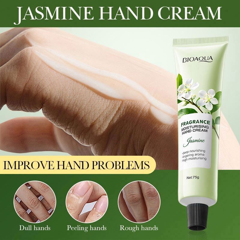 Exfoliating Hand Care 75g BIOAQUA Autumn and Winter Cherry Blossom Moisturizing Cream Anti-drying