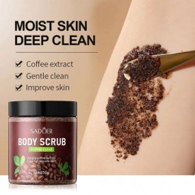New Organic Arrival Skin Care Spa Whitening Moisturizing Discount Exfoliating Coffee Body Scrub Wholesale Brow Styling Gel