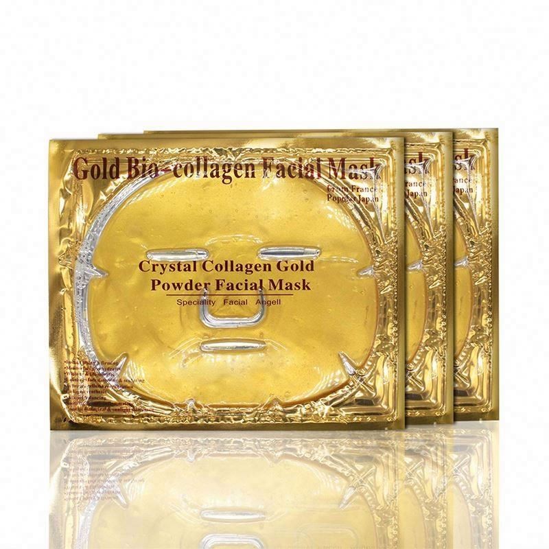 CE Certificate! Collagen Crystal Face Mask, 24k Gold Facial Mask, Gold Bio-collagen Facial Mask