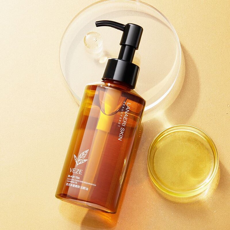 VENZEN Natural  Extract Refreshing Cleansing Black Head Rapid Emulsification Speed Private Label Makeup Removal Oil