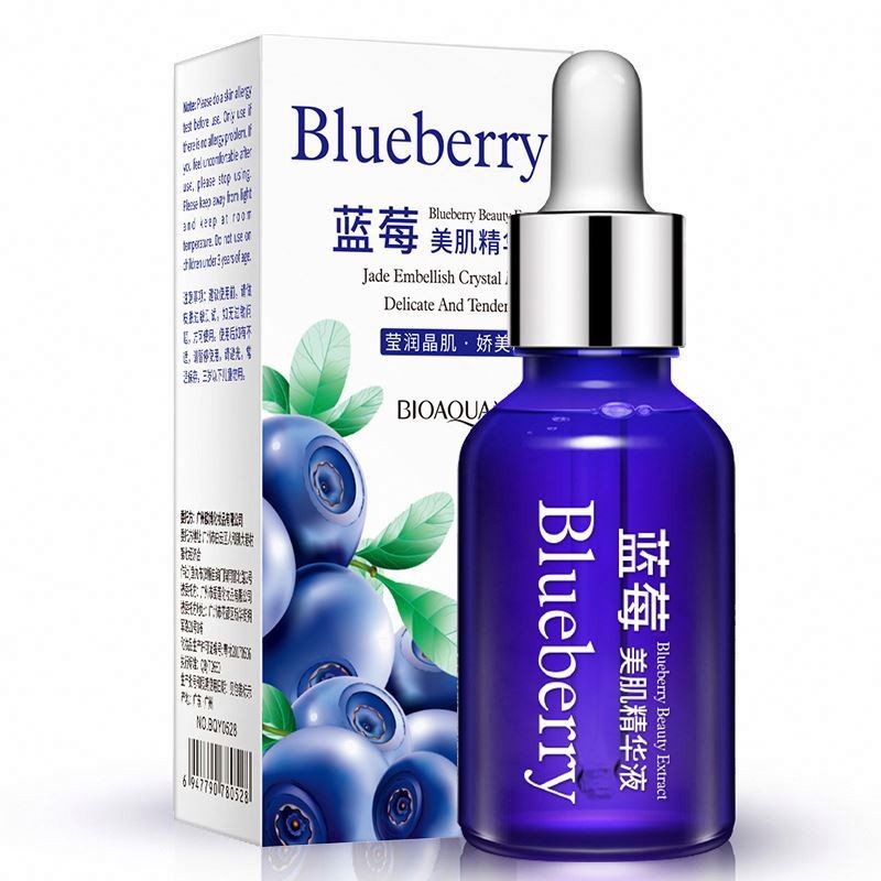 OEM BIOAQUA Blueberry Wholesale Hydrating Anti Acne Facial Whitening Vitamin c Care Face Skin Serum