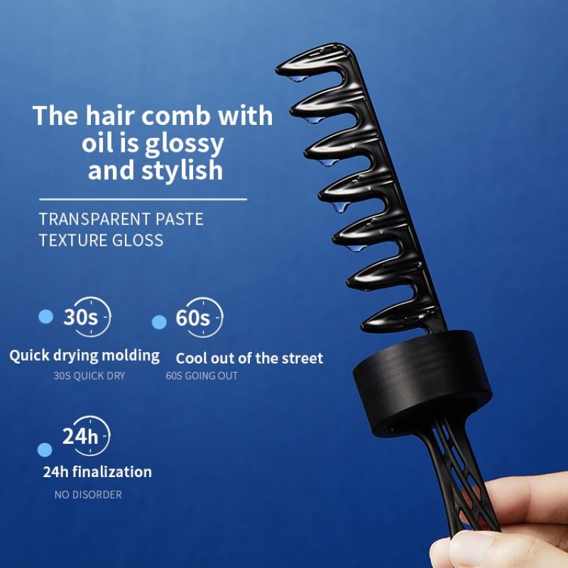 VENZEN 280ml Cool Styling Oil Hair Gel Quick-Drying Type Refreshing and Easy to Wash Men's Hair Spray Wholesale