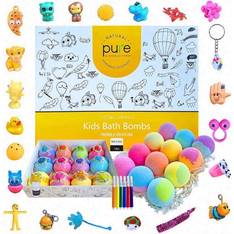 Discount Random Stock Gift Bombs for Kids Bath Ball Glitter Makeup