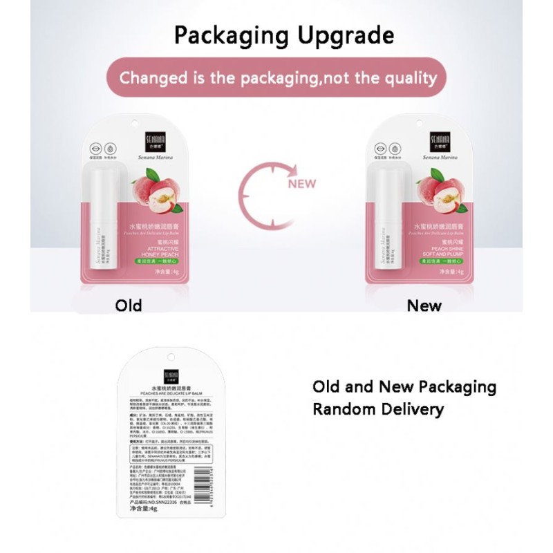 SENANA OEM ODM Private Label Moisturizing Lips Care Crystal Lip Balm