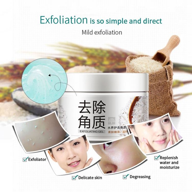 OEM ODM Private Label BIOAQUA Rice Moisturizing Skin Care Exfoliating Body Scrub Cream