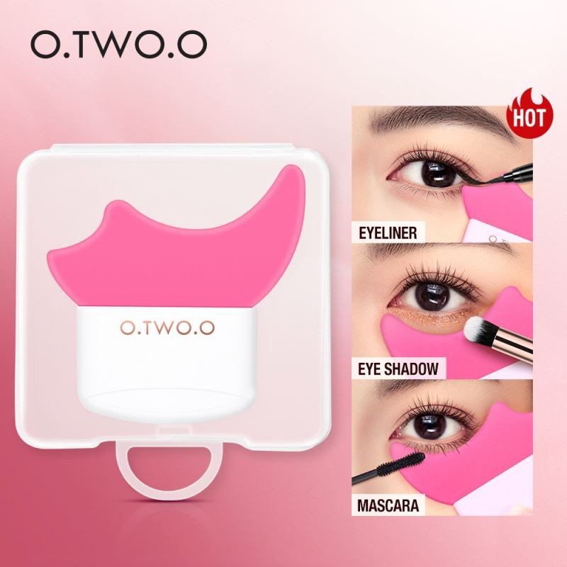 O.TWO.O Newest Soft Silicone Auxiliary Guard Tool Eyelash Cosmetic Mascara Baffle Angle Eye Aid Makeup Tools