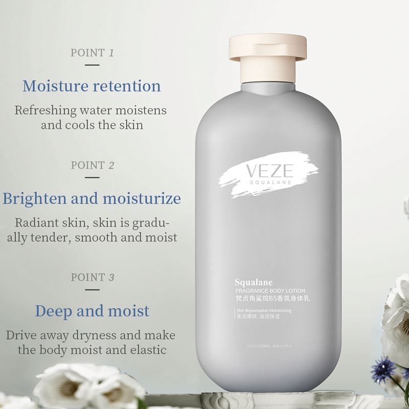 OEM ODM VEZE Wholesale Deep Moisturizing Squalane Skin Care Body Cream Rejuvenation Body Lotion