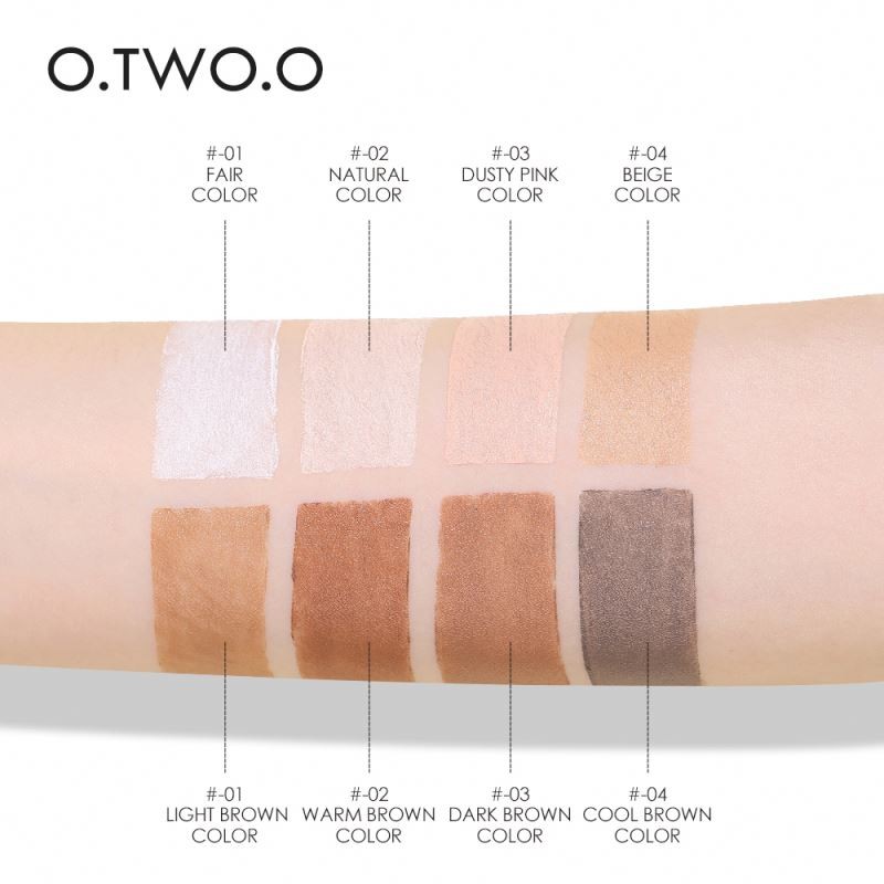 O.TWO.O Brand Cosmetics 6 Colors Long Lasting Cushion Contour Stick Liquid 4.3 * 2.7cm 3 Years All Skin Type 7.5
