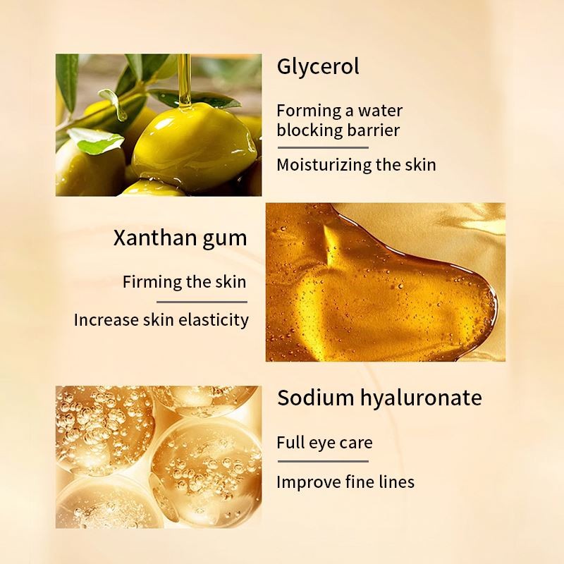 Hot Selling Customized Gold Mask Anti Wrinkles Remove Dark Circles Reduce Fine Lines Moisturize Hydrogel Under Eye Patches