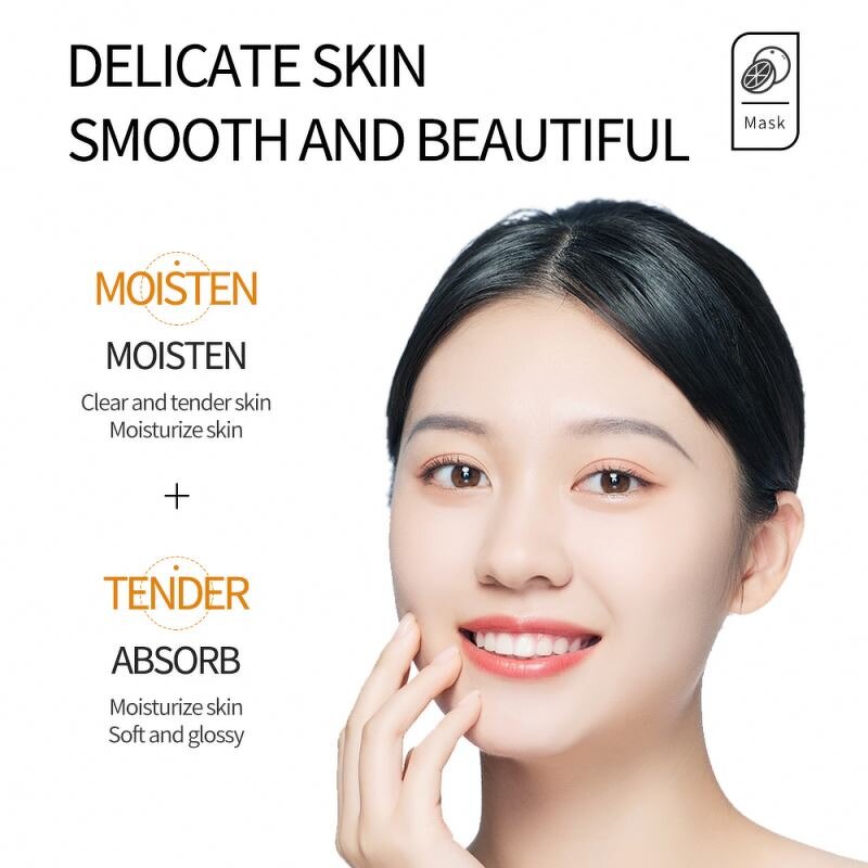 SADOER Best Refreshing Natural Orange Hydrating Moisturizing Shrink Pores Vitamin C Brightening Private Label Face Skin Care