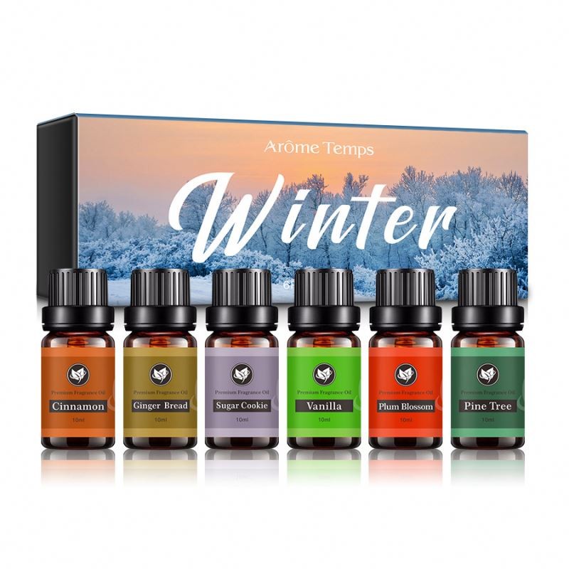 OEM Essential Oil Gift Set of 6 Therapeutic Essential Oils Kit 6 Oils Can Be Chosen by Clients