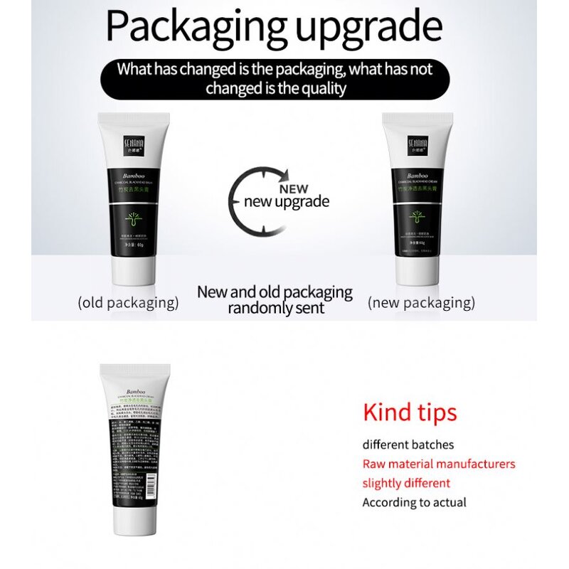 OEM SENANA Bamboo Charcoal Deep Cleansing Skin Care Whitening Moisturizing Natural Blackhead Remover Mud Mask