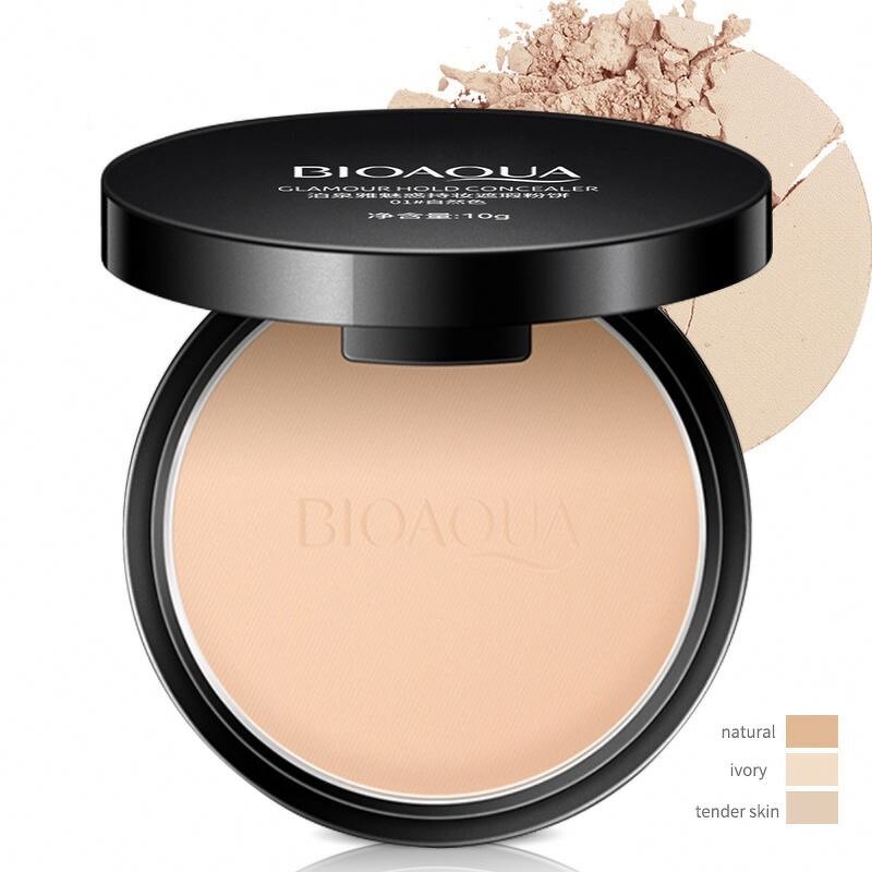 BIOAQUA Best Makeup Natural 3 Color Face Private Label OEM Pressed Powder for All Skin