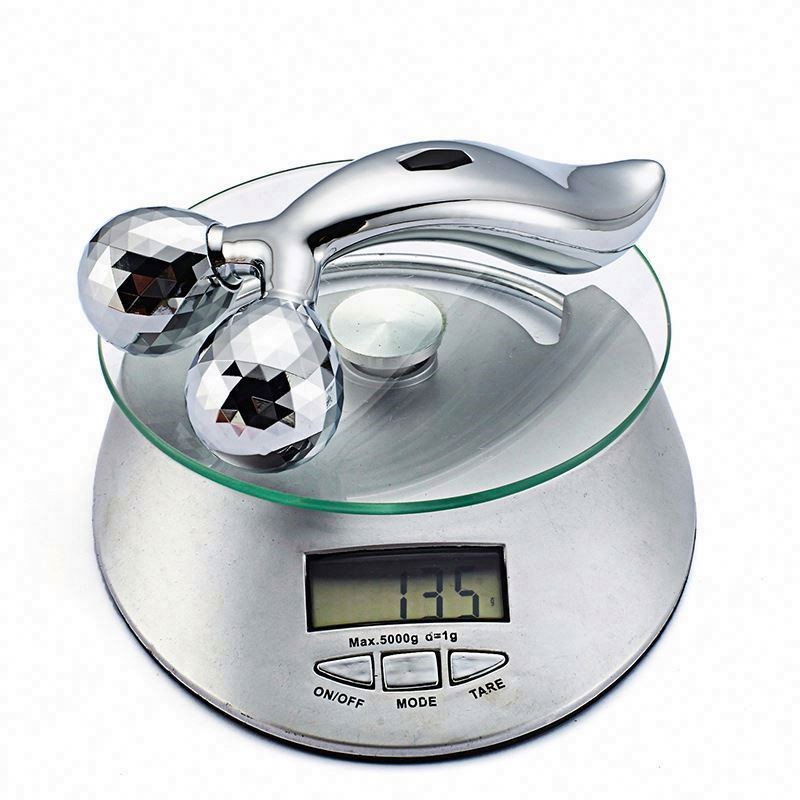 Use Y Shape Body & Face Cellulite Massage 3D Facial Massager Roller Factory Price 9*9cm Rose Taiwan Imitation Gold Leaf Sheets