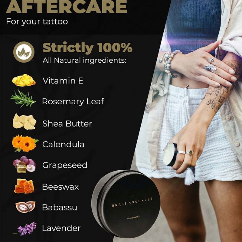 Label Vegan Wash Spray Wholesale 100ML Natural Body Cleanser Mist Tattoo Enhance Balm & Aftercare Cream Hydrogel Eye Patch