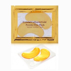 new Collagen Skin Care Patches Crystal Beauty Anti Dark Circle Homemade 24k Eye Gold Mask
