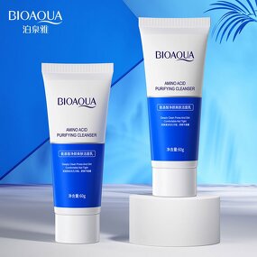 OEM BIOAQUA Wholesale Custom Amino Acids Whitening Moisturizing Cleansing Beauty Skin Care Face Cleanser