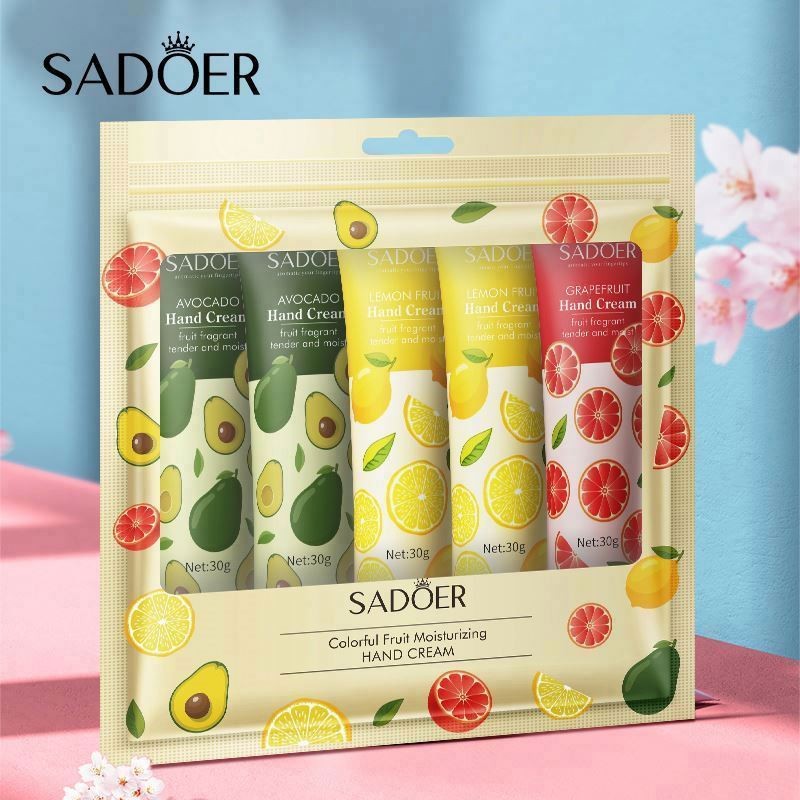 Hand Whitening Cream SADOER BIOAQUA Factory Natural Blueberry Strawberry Moisturizing Anti Aging Skin Care