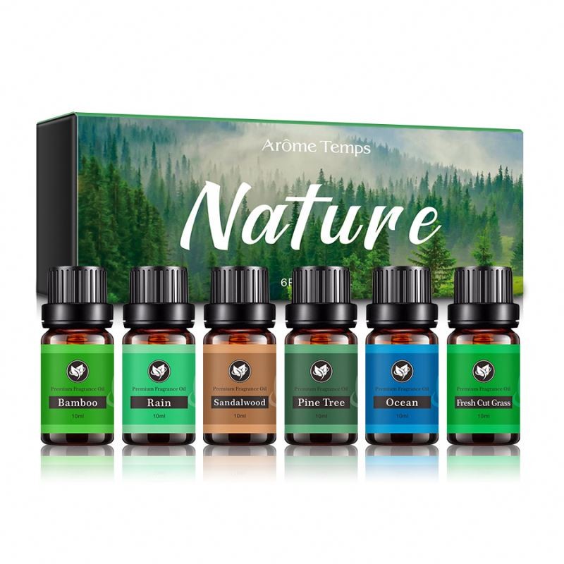 OEM Essential Oil Gift Set of 6 Therapeutic Essential Oils Kit 6 Oils Can Be Chosen by Clients