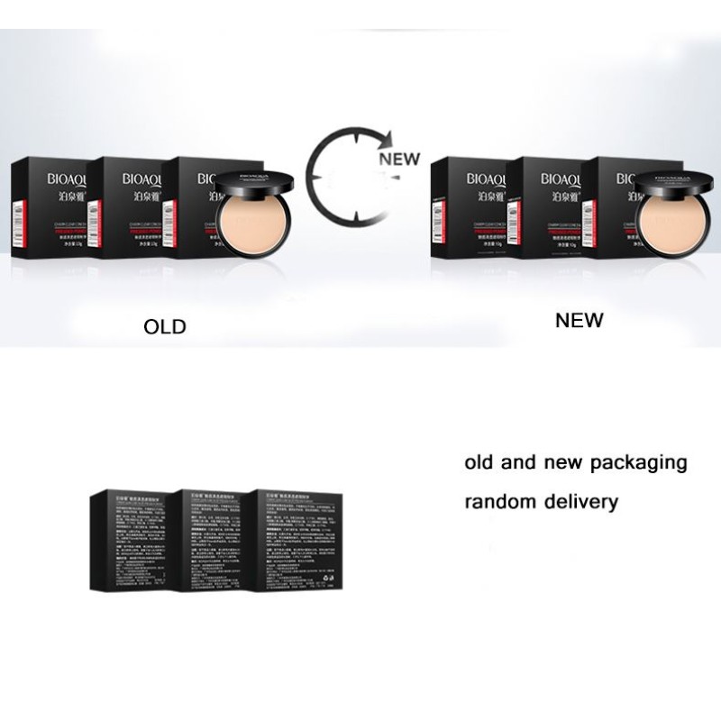 BIOAQUA OEM ODM Best makeup natural 3 color face private label pressed powder for all skin
