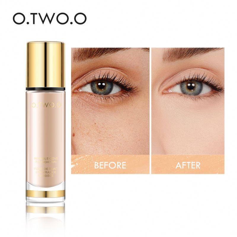 O.TWO.O Makeup Moisturizing Full Coverage 8 Color Liquid Foundation Brightening Skin Concealer Wholesale