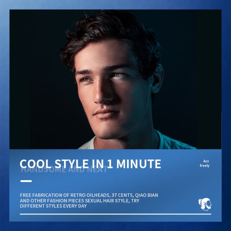 VENZEN 280ml Cool Styling Oil Hair Gel Quick-Drying Type Refreshing and Easy to Wash Men's Hair Spray Wholesale