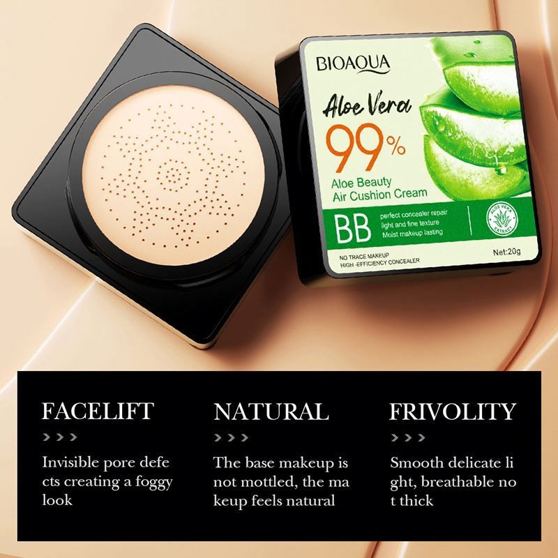 OEM BIOAQUA Private Label Double Color Smoothing Skin Beauty Waterproof Cosmetic Foundation Makeup Base Cream