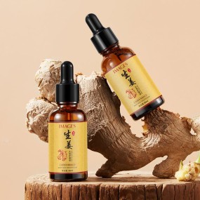 OEM IMAGES Ginger Hair Treatment Essential Oil Hair Care Nourishing Smoothing Anti Frezzi Natural Organic Growth Hair Serum