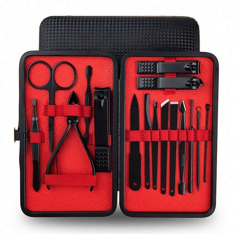 10 PCS OEM/Custom Professional Mens Women Travel Manicure Set Pedicure Kit/Grooming Cutter Kit Art Tools Nail Care