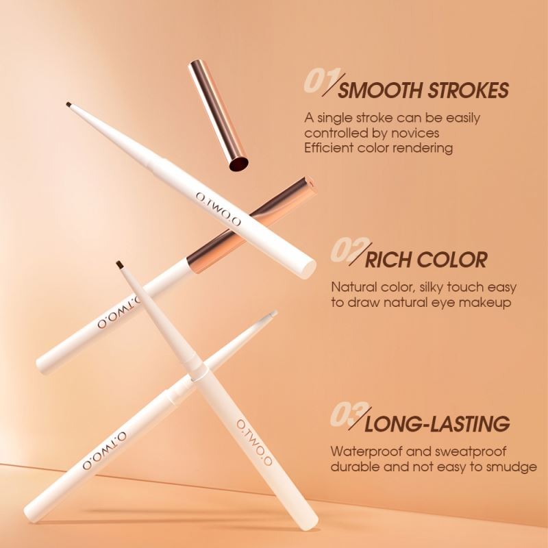 new O.TWO.O Beauty Supplier Wholesale Cheap Leak-proof Button Eyeliner Pencil