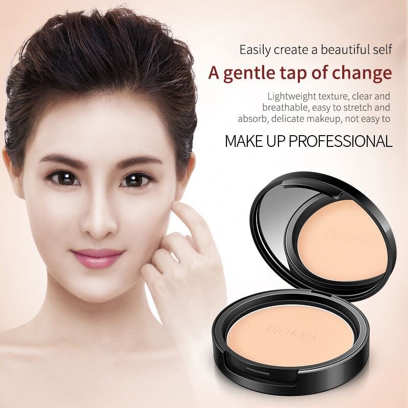 BIOAQUA Best Makeup Natural 3 Color Face Private Label OEM Pressed Powder for All Skin