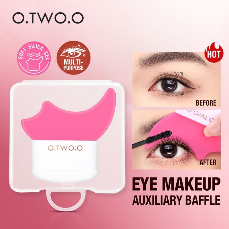 O.TWO.O Newest Soft Silicone Auxiliary Guard Tool Eyelash Cosmetic Mascara Baffle Angle Eye Aid Makeup Tools