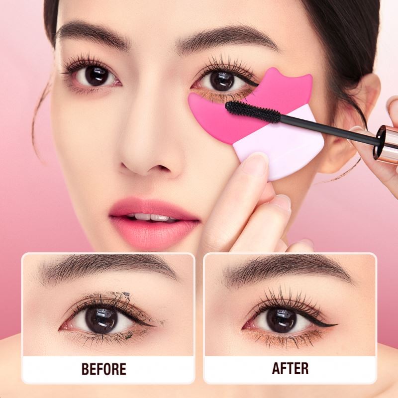 O.TWO.O Newest Soft Silicone Auxiliary Guard Tool Eyelash Cosmetic Mascara Baffle Angle Eye Aid Makeup Tools