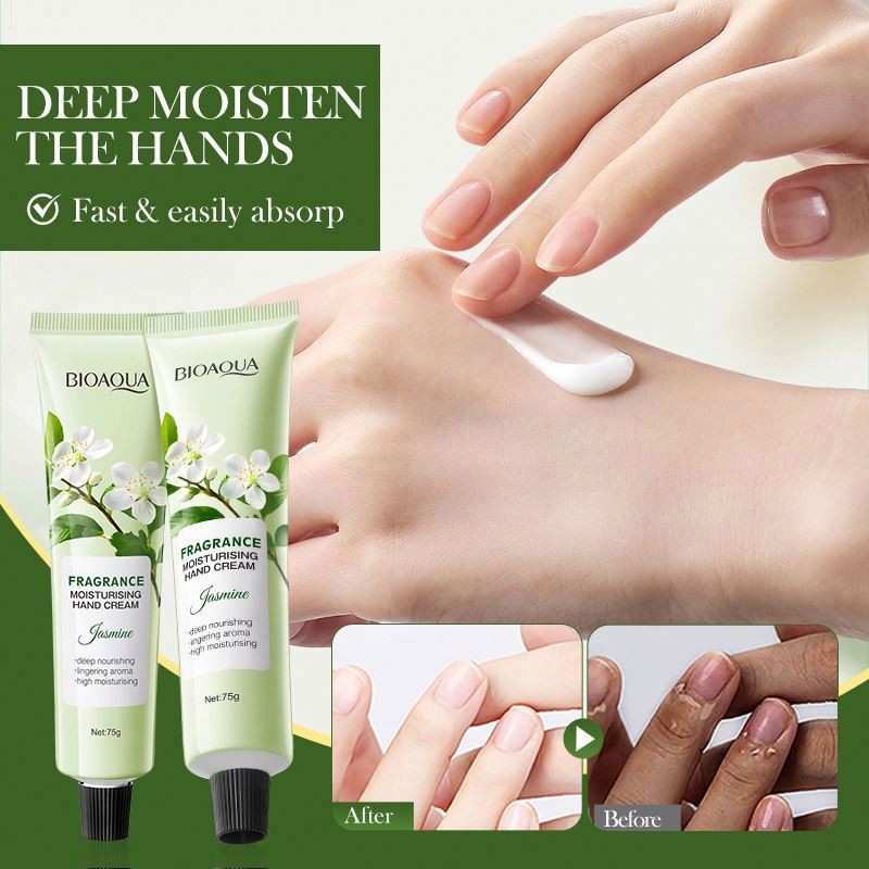 Exfoliating Hand Care 75g BIOAQUA Autumn and Winter Cherry Blossom Moisturizing Cream Anti-drying