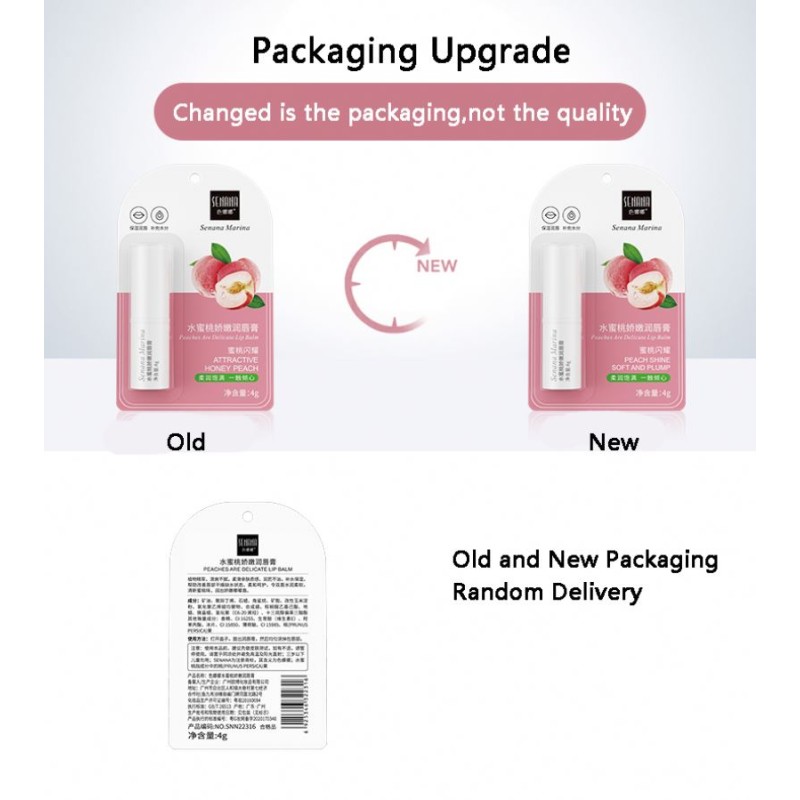 SENANA OEM ODM Private Label Moisturizing Lips Care Crystal Lip Balm