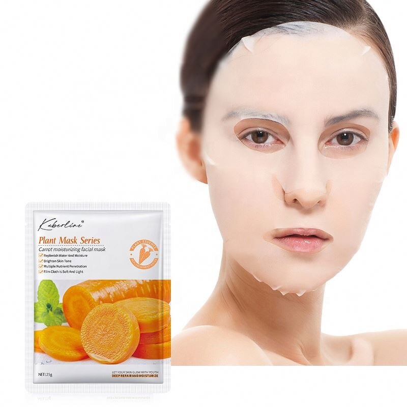 Wholesale Korean Face Mask Skin Care Coconut Milk Moisturizing Face Mask Purifying Whitening Sheet Facial Chamomile Face Mask