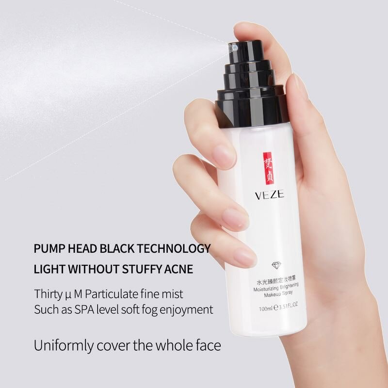 VENZEN Private Label Cosmetics Foundation Makeup Spray Moisturizing Long Lasting Galaxy Setting Spray Toner