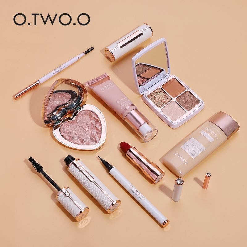 RTS O.TWO. O High Quality Waterproof Long Lasting Portable Gift Cosmetics Kit 10pcs Make up Set