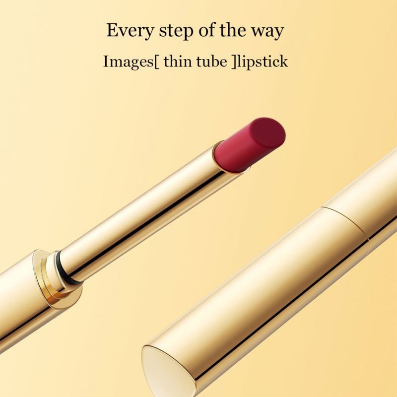 Private label Follow Your Heart To Describe The Fine Tube Lipstick Moisturizing Care Lips Cosmetics Matte Velvet Lipstick