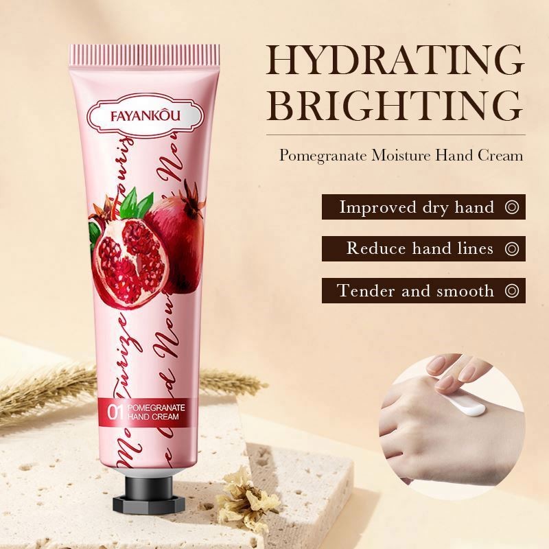 Handcream Cosmetic Moisturizing Natural Anti Aging Hand Care Cream Tube Organic Whitening Private Label Custom Lotion