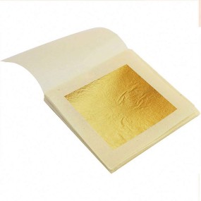 New 64cmX120m Gold Leaf Roll Single Side for Gilding Furniture Nails Home Decoration Hot Stamp Foil