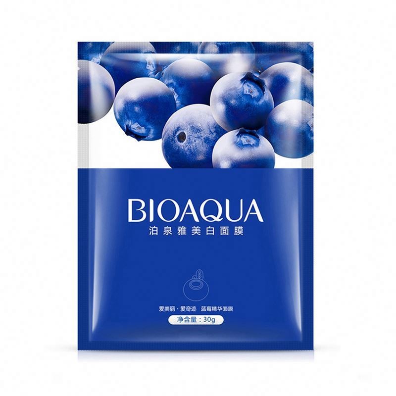 Private Label BIOAQUA Blueberry Moisturizing Shrink Pores Whitening Facial Mask