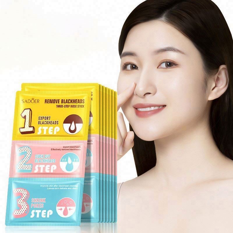 OEM Natural Remove Black Heads Nose Mask Patch Deep Cleansing Shrink Pore Oil Control Nasal Membrane Makeup Tools