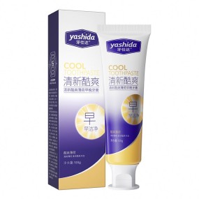 OEM ODM YASHIDA Removes Stains Organic Activated Deep Clean Mint Freshens Breath Toothpaste for Teeth Whitening