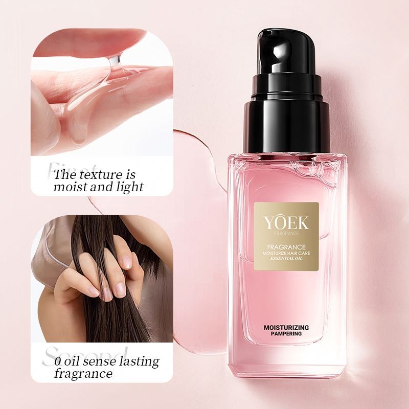 Private Label YOEK Fragrance Moisturizing Hair Care Essential Oil Anti Hair Loss Ginger Oil Serum Hair Growth for Men and Women